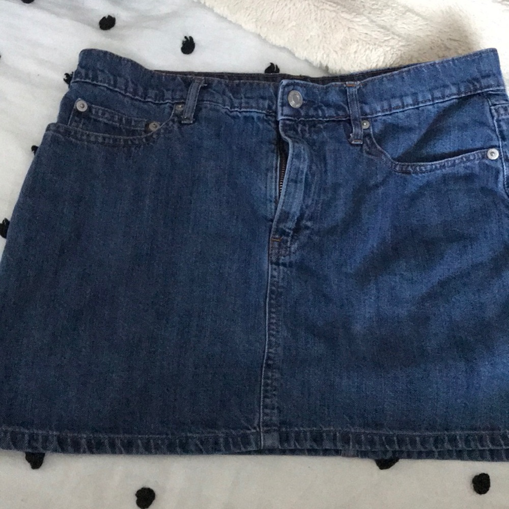 Mini gap skirt